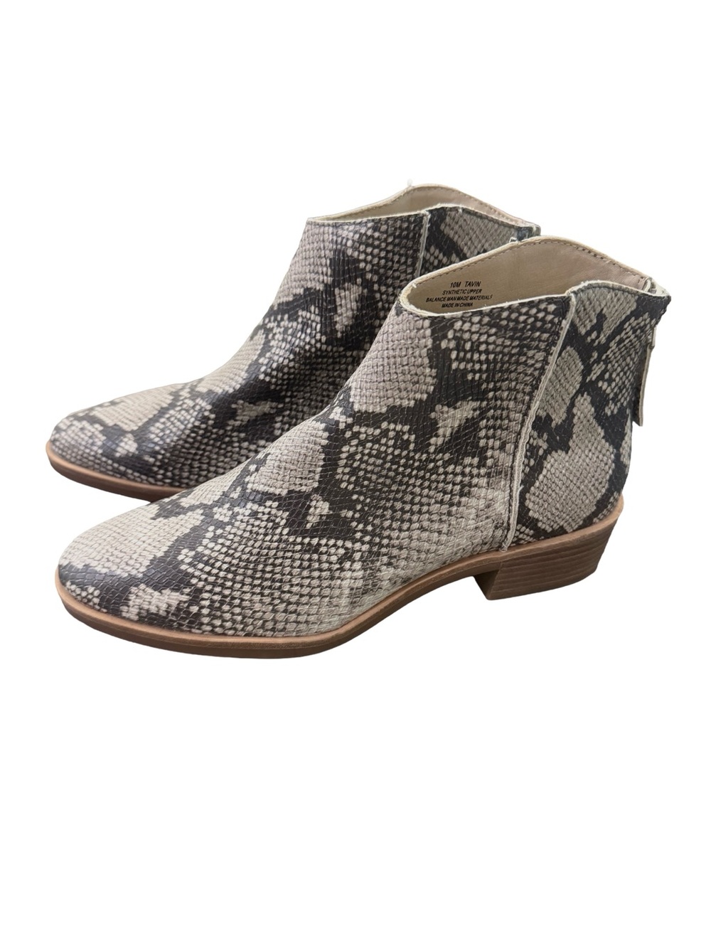 NEW Dolce Vita Tavin Snake Skin Booties | 10